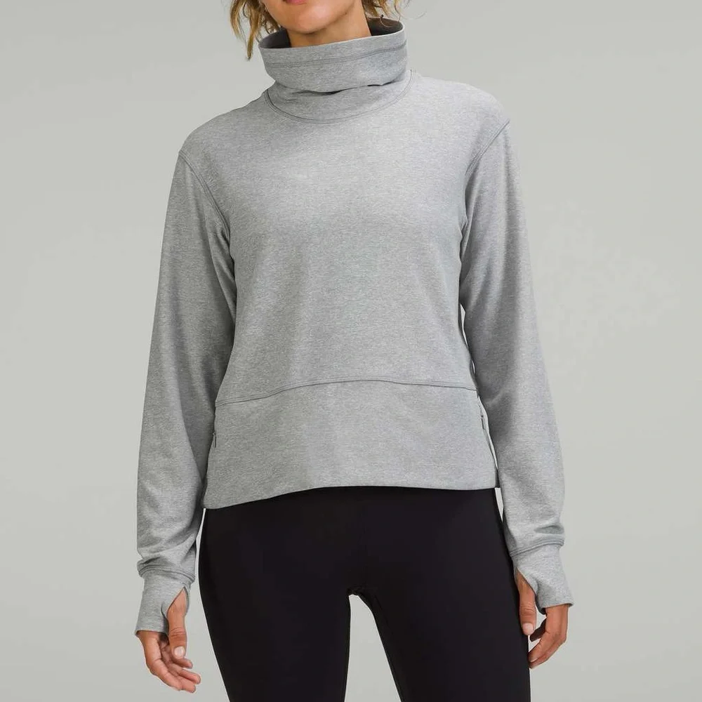Lululemon Ready to Rulu Pullover Mock Neck Long Sleeve - Picture 1 of 10